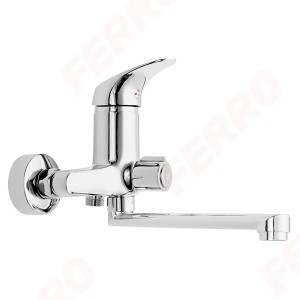 Wall-mounted basin mixer FERRO ONE