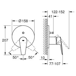 Mixer with 2-speed switch BauEdge 24162001