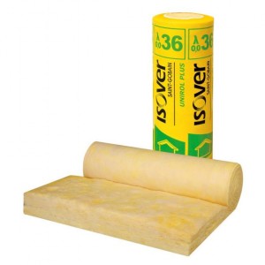 Glass mineral wool UNIROL PLUS 10/5 ,  2х5000х1200х50 mm