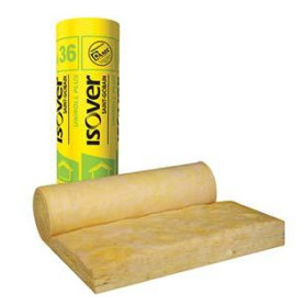 Glass mineral wool UNIROL PLUS 12/6 , 2x(1200x4500) мм.