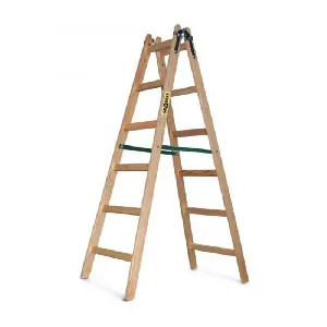 Стълба дървена Drabest , 6 стъпала , 182 см