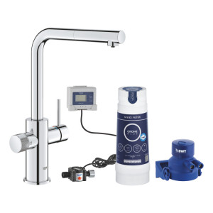 Starter kit with pull-out mixer GROHE Blue Pure Minta 30591000