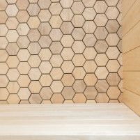 Панел за стени и сауни Hexa S Oak Natural