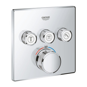 Built-in thermostat with 3 terminals Grohtherm SmartControl