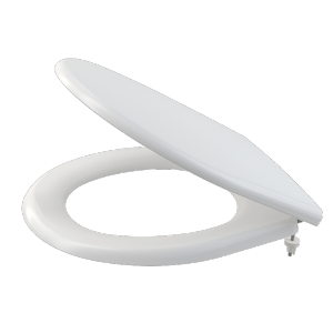 Toilet seat with smooth fall A604, universal SOFTCLOSE, Duroplast