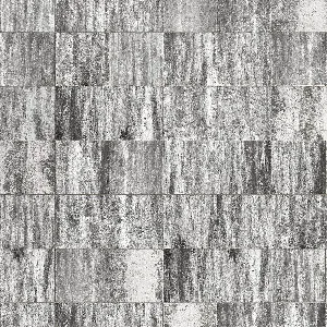 Тротоарна плоча STELLO Grande 2 размера комплект , черно-бял меланж