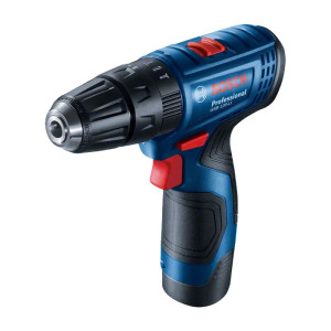 Cordless screwdriver Bosch GSB 120-LI 2х2Ah , with consumables