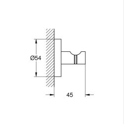 Закачалка за хавлия Essentials 40364AL1