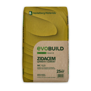 Masonry cement ZIDACEM MC 12.5 , 25 kg