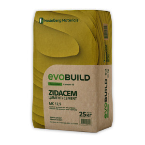 Masonry cement ZIDACEM MC 12.5 , 25 kg