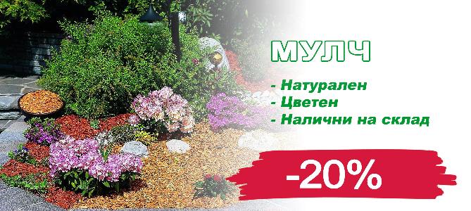 Мулч с 20% отстъпка